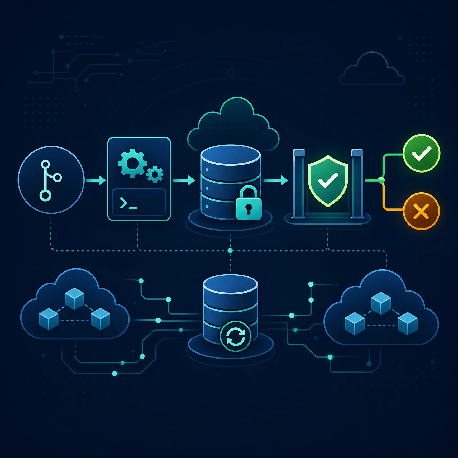 Схема перевірки Terraform CI з init, backend-config і validate