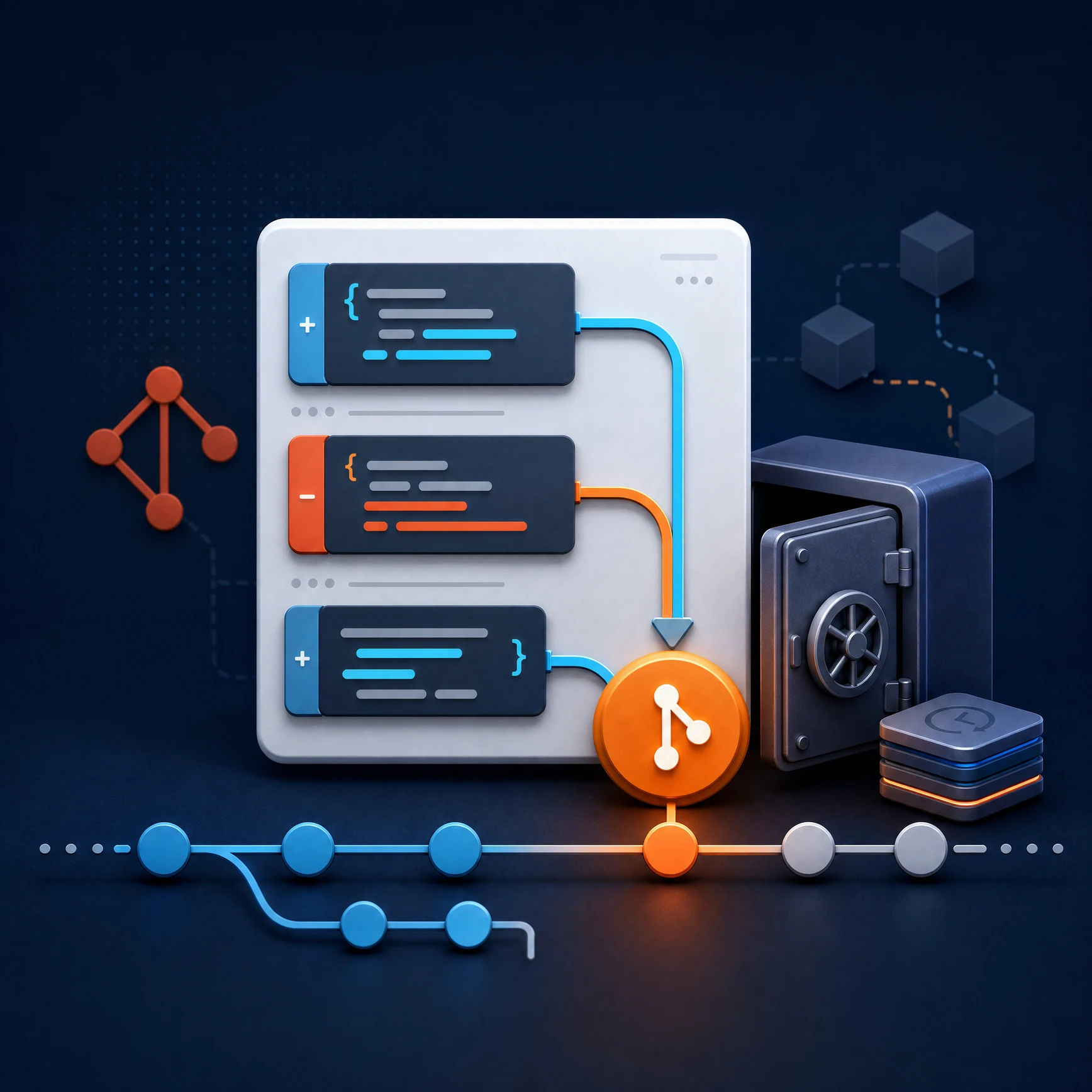 Схема зі збереженням змін як commit у Git